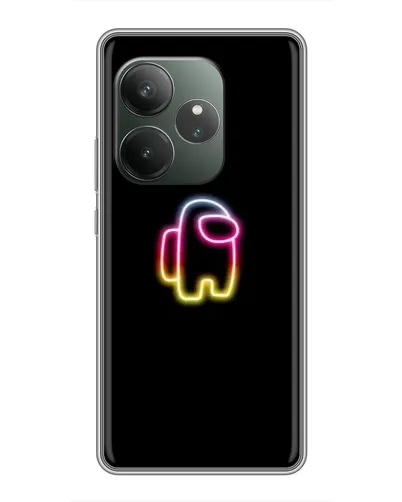 Чехол для RealMe Neo7 с картинкой «Among Us градиент»