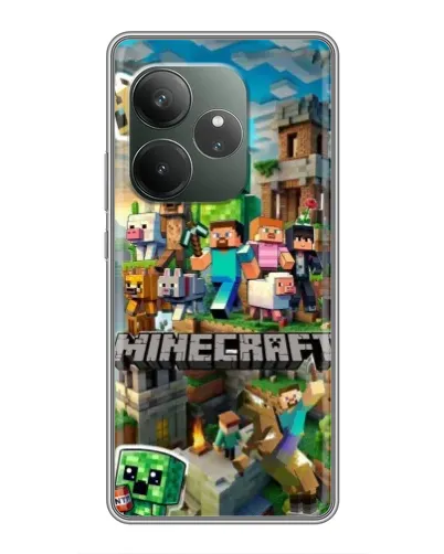 Чехол для RealMe Neo7 с картинкой «Замок Minecraft» Чехол для RealMe Neo7 с картинкой «Замок Minecraft»