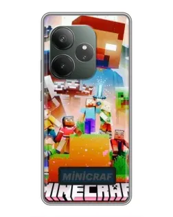 Чехол для RealMe Neo7 с картинкой «Minecraft герои игры» Чехол для RealMe Neo7 с картинкой «Minecraft герои игры»