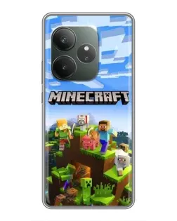Чехол для RealMe Neo7 с картинкой «Minecraft классический мир» Чехол для RealMe Neo7 с картинкой «Minecraft классический мир»