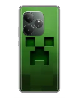 Чехол для RealMe Neo7 с картинкой «Крипер микро-дизайн» Чехол для RealMe Neo7 с картинкой «Крипер микро-дизайн»