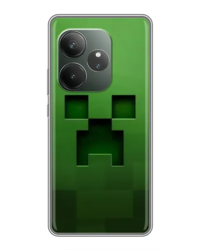 Чехол для RealMe Neo7 с картинкой «Крипер микро-дизайн» Чехол для RealMe Neo7 с картинкой «Крипер микро-дизайн»
