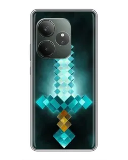 Чехол для RealMe Neo7 с картинкой «Алмазный меч неон» Чехол для RealMe Neo7 с картинкой «Алмазный меч неон»