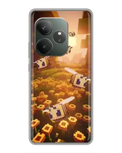 Чехол для RealMe Neo7 с картинкой «Поле подсолнухов» Чехол для RealMe Neo7 с картинкой «Поле подсолнухов»