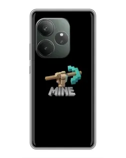 Чехол для RealMe Neo7 с картинкой «Алмазная кирка» Чехол для RealMe Neo7 с картинкой «Алмазная кирка»