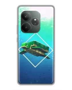 Чехол для RealMe Neo7 с картинкой «Черепаха Minecraft» Чехол для RealMe Neo7 с картинкой «Черепаха Minecraft»