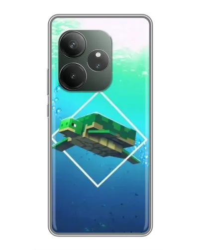 Чехол для RealMe Neo7 с картинкой «Черепаха Minecraft» Чехол для RealMe Neo7 с картинкой «Черепаха Minecraft»