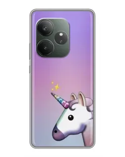 Чехол для RealMe Neo7 с картинкой «Единорог градиент»