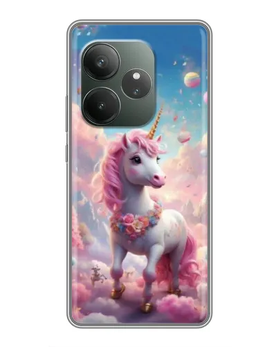 Чехол для RealMe Neo7 с картинкой «Единорог среди облаков» Чехол для RealMe Neo7 с картинкой «Единорог среди облаков»
