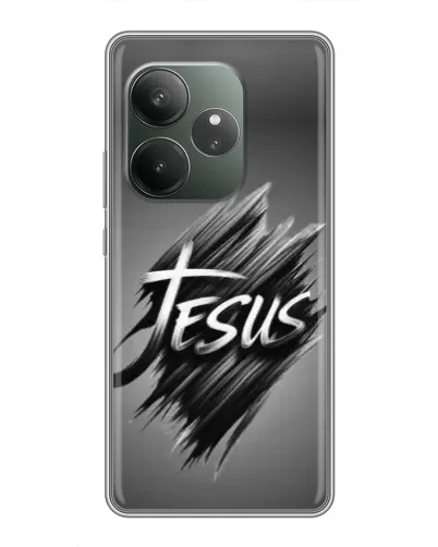Чехол для RealMe Neo7 с картинкой «Надпись Jesus Graffiti» Чехол для RealMe Neo7 с картинкой «Надпись Jesus Graffiti»