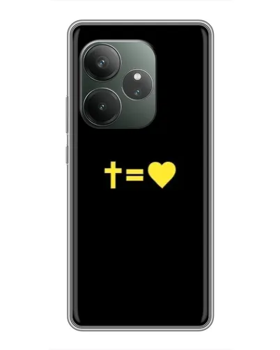 Чехол для RealMe Neo7 с картинкой «Сердце и Крест» Чехол для RealMe Neo7 с картинкой «Сердце и Крест»