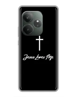 Чехол для RealMe Neo7 с картинкой «Иисус любит тебя»