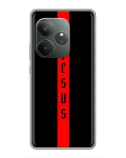 Чехол для RealMe Neo7 с картинкой «Красная линия веры»