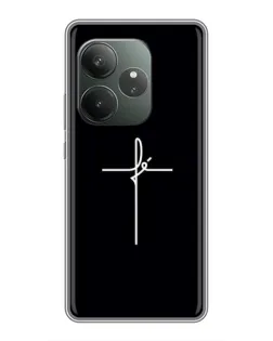 Чехол для RealMe Neo7 с картинкой «Тонкий крест» Чехол для RealMe Neo7 с картинкой «Тонкий крест»