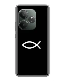 Чехол для RealMe Neo7 с картинкой «Символ рыбы Jesus» Чехол для RealMe Neo7 с картинкой «Символ рыбы Jesus»