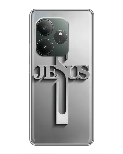 Чехол для RealMe Neo7 с картинкой «Металлический крест Jesus» Чехол для RealMe Neo7 с картинкой «Металлический крест Jesus»