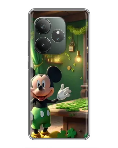 Чехол для RealMe Neo7 с картинкой «Микки в мастерской»