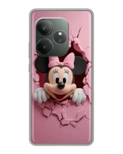 Чехол для RealMe Neo7 с картинкой «Минни сквозь стену»