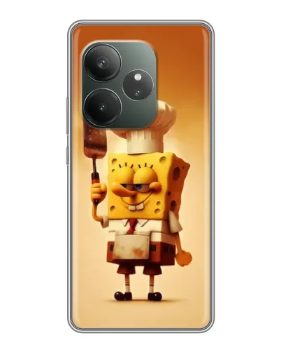 Чехол для RealMe Neo7 с картинкой «Губка Боб повар» Чехол для RealMe Neo7 с картинкой «Губка Боб повар»
