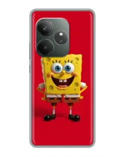 Чехол для RealMe Neo7 с картинкой «Спанч Боб на красном» Чехол для RealMe Neo7 с картинкой «Спанч Боб на красном»