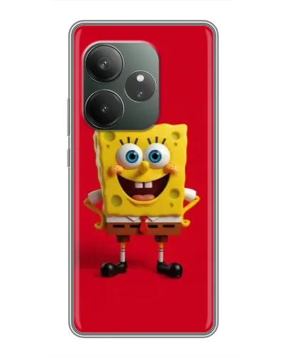 Чехол для RealMe Neo7 с картинкой «Спанч Боб на красном» Чехол для RealMe Neo7 с картинкой «Спанч Боб на красном»