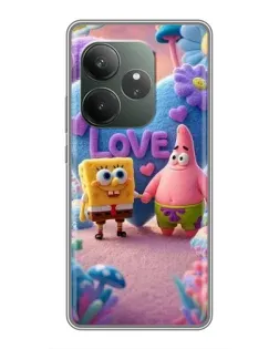 Чехол для RealMe Neo7 с картинкой «Губка Боб Патрик» Чехол для RealMe Neo7 с картинкой «Губка Боб Патрик»