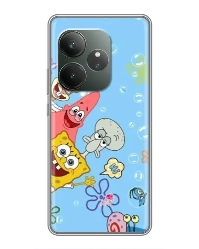 Чехол для RealMe Neo7 с картинкой «Веселые пузырьки» Чехол для RealMe Neo7 с картинкой «Веселые пузырьки»