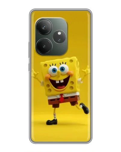 Чехол для RealMe Neo7 с картинкой «Позитивный Губка Боб» Чехол для RealMe Neo7 с картинкой «Позитивный Губка Боб»