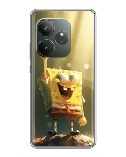 Чехол для RealMe Neo7 с картинкой «Сияющий Спанч Боб» Чехол для RealMe Neo7 с картинкой «Сияющий Спанч Боб»