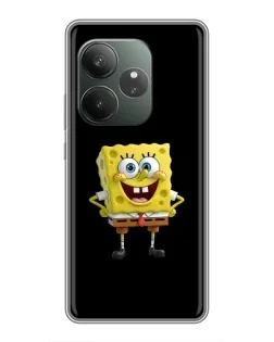 Чехол для RealMe Neo7 с картинкой «Классический Губка Боб» Чехол для RealMe Neo7 с картинкой «Классический Губка Боб»