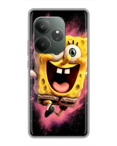 Чехол для RealMe Neo7 с картинкой «Взрывной Спанч Боб» Чехол для RealMe Neo7 с картинкой «Взрывной Спанч Боб»
