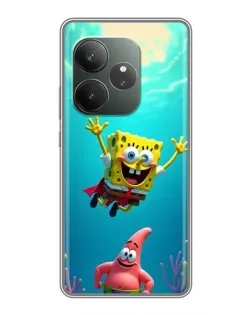 Чехол для RealMe Neo7 с картинкой «Спанч Боб под водой» Чехол для RealMe Neo7 с картинкой «Спанч Боб под водой»