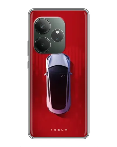 Чехол для RealMe Neo7 с картинкой «Tesla Top View» Чехол для RealMe Neo7 с картинкой «Tesla Top View»