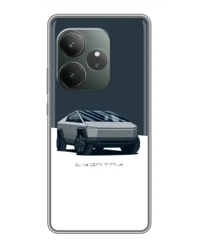 Чехол для RealMe Neo7 с картинкой «Серебристый Cybertruck Tesla» Чехол для RealMe Neo7 с картинкой «Серебристый Cybertruck Tesla»