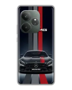 Чехол для RealMe Neo7 с картинкой «Mercedes — белый карбон» Чехол для RealMe Neo7 с картинкой «Mercedes — белый карбон»