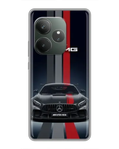 Чехол для RealMe Neo7 с картинкой «Mercedes — белый карбон» Чехол для RealMe Neo7 с картинкой «Mercedes — белый карбон»