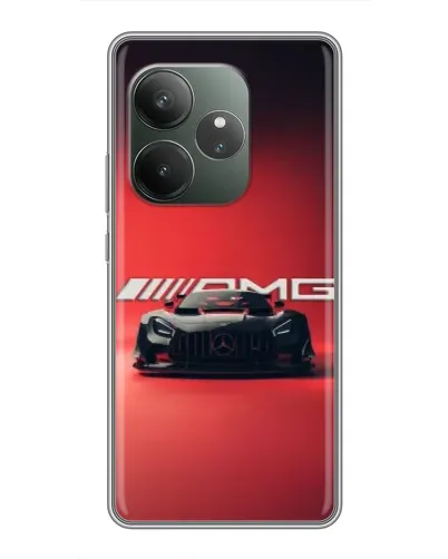 Чехол для RealMe Neo7 с картинкой «Mercedes AMG — красная линия» Чехол для RealMe Neo7 с картинкой «Mercedes AMG — красная линия»