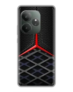 Чехол для RealMe Neo7 с картинкой «Mercedes Carbon Grid»