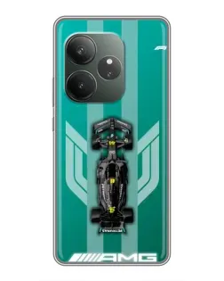Чехол для RealMe Neo7 с картинкой «Mercedes AMG Petronas»