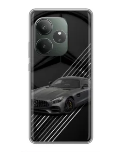 Чехол для RealMe Neo7 с картинкой «Mercedes AMG — графика»