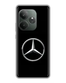 Чехол для RealMe Neo7 с картинкой «Mercedes классический лого»