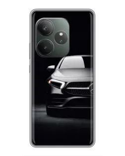 Чехол для RealMe Neo7 с картинкой «Свет фар Mercedes»
