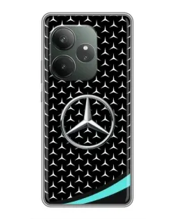 Чехол для RealMe Neo7 с картинкой «Mercedes — бирюзовый акцент»