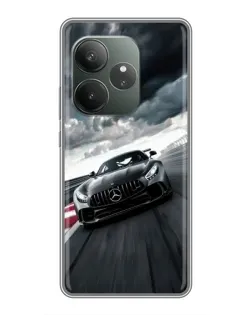 Чехол для RealMe Neo7 с картинкой «Гоночный Mercedes AMG»