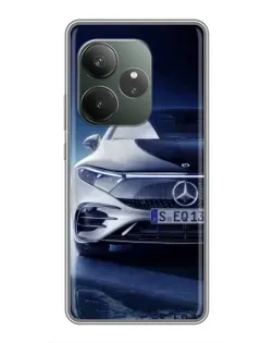 Чехол для RealMe Neo7 с картинкой «Mercedes EQ — будущее»