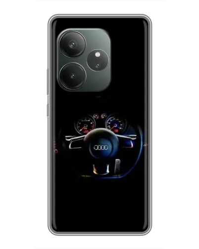 Чехол для RealMe Neo7 с картинкой «Салон Audi — руль» Чехол для RealMe Neo7 с картинкой «Салон Audi — руль»