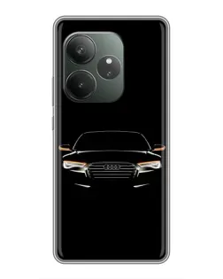 Чехол для RealMe Neo7 с картинкой «Audi — ночной контур»