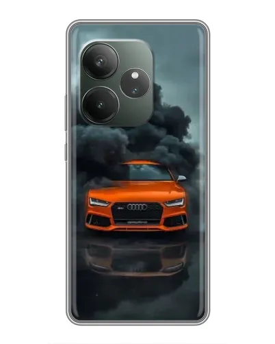 Чехол для RealMe Neo7 с картинкой «Audi в облаках дыма» Чехол для RealMe Neo7 с картинкой «Audi в облаках дыма»