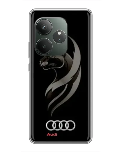 Чехол для RealMe Neo7 с картинкой «Графика — пантера и Audi» Чехол для RealMe Neo7 с картинкой «Графика — пантера и Audi»