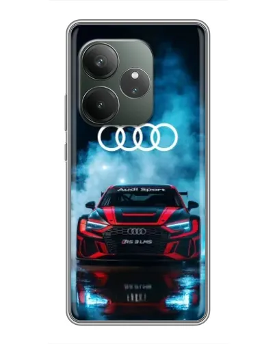 Чехол для RealMe Neo7 с картинкой «Audi Sport — неон» Чехол для RealMe Neo7 с картинкой «Audi Sport — неон»
